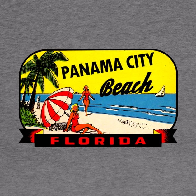 Panama City Beach Florida Vintage by Hilda74